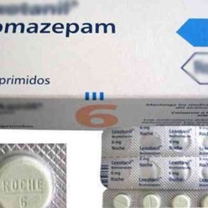 Image showing Bromazepam 6 MG tablets, with some tablets displayed outside their original blister pack and others still securely enclosed in the packaging. The packet is clearly labeled with the product name, ensuring authenticity and quality.