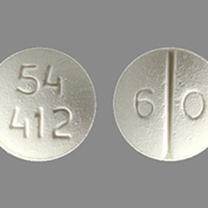 Codeine Sulfate 60mg Tablets front and back view on a clean surface