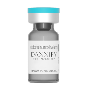 Daxxify 100 Units injectable treatment for wrinkle reduction and facial rejuvenation.